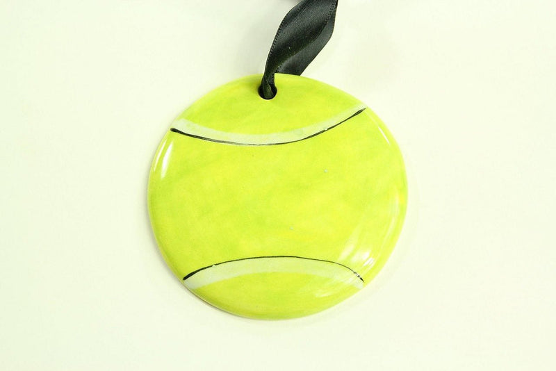 Tennis Hand Painted Ornament - Shelburne Country Store
