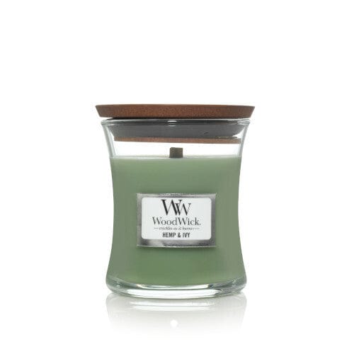 Woodwick Mini Crackling Candle ‑ Hemp and Ivy Scented Jar Candle - Shelburne Country Store