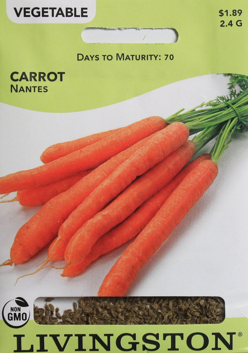 2021 Seed Packet - Carrot - Nantes - Shelburne Country Store