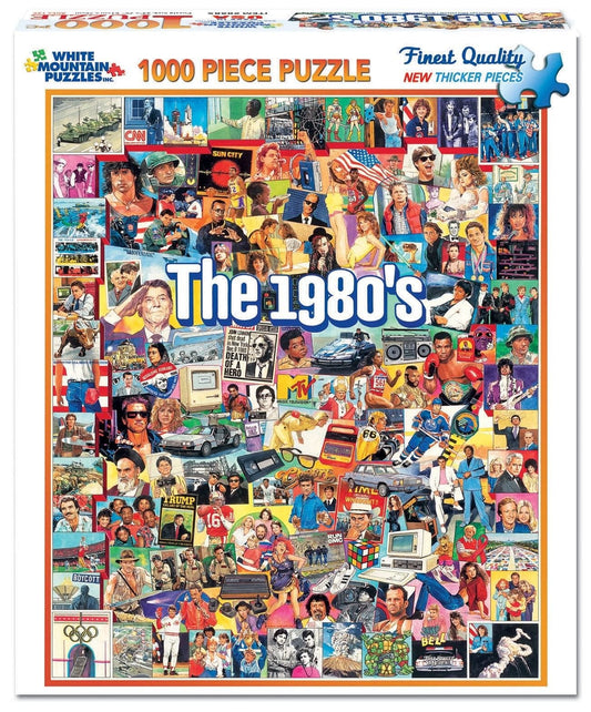 The Eighties - 1000 Piece Jigsaw Puzzle - Shelburne Country Store
