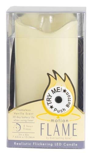 3x6 Motion Flame LED Candle - Vanilla - Shelburne Country Store