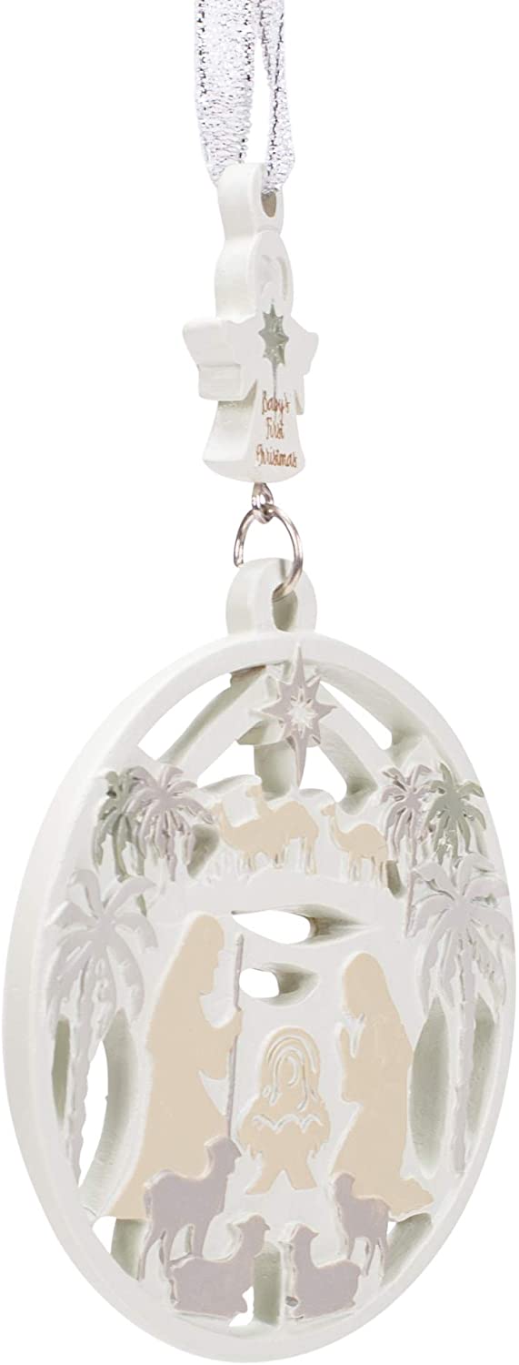 Soft White Angel Nativity Ornament - Baby's First - Shelburne Country Store