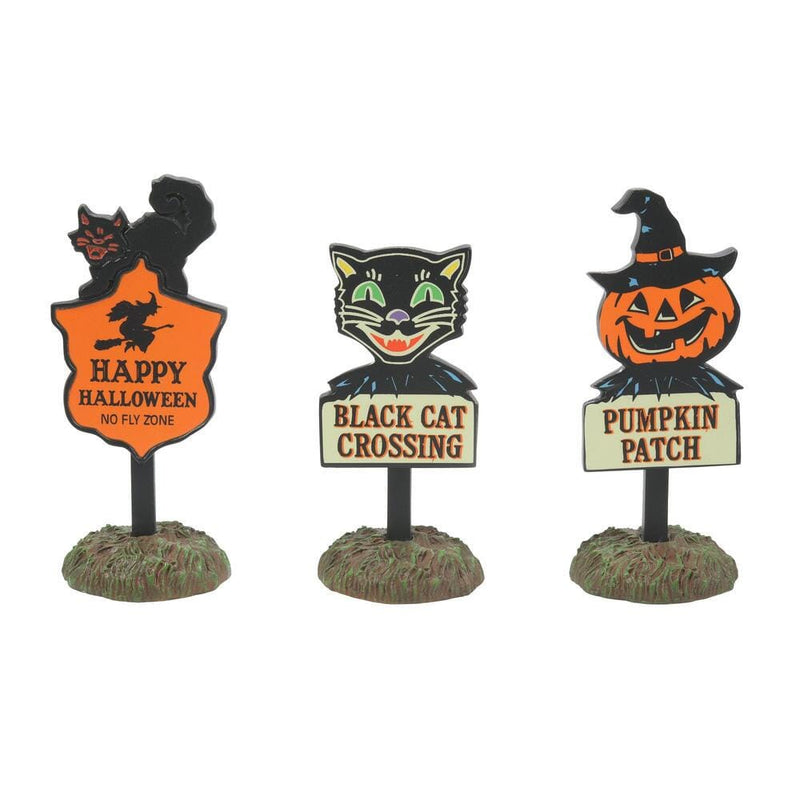 Halloween Signs - Set of 3 - Shelburne Country Store