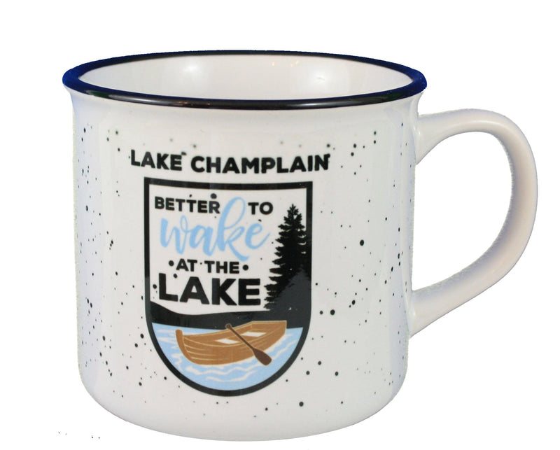 Wake At The Lake Mug  - Lake Champlain - Shelburne Country Store