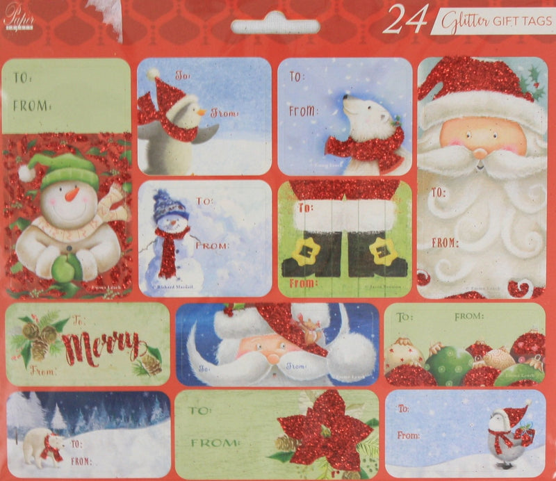 24 Count Foil Gift Tag - - Shelburne Country Store