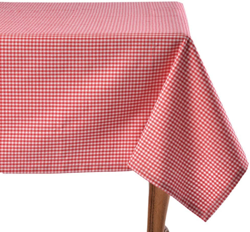 Gingham Red Table Cloth  - 60  x 60 - Shelburne Country Store