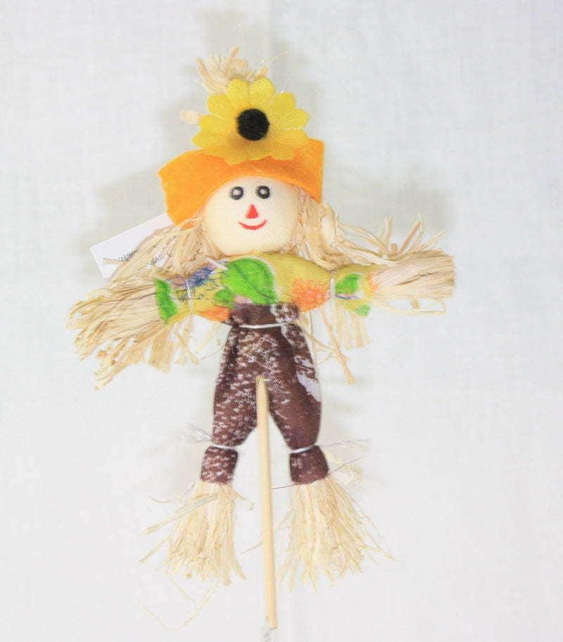 Mini Scarecrow stake - - Shelburne Country Store