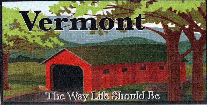 Vermont Covered Bridge Magnet - The Country Christmas Loft
