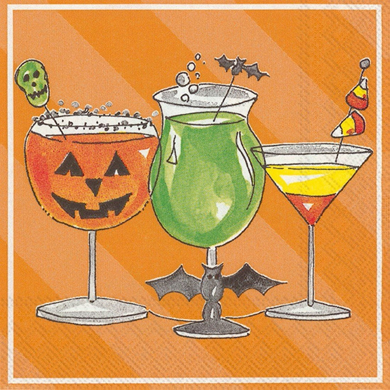 Spooky Drinks - Cocktail Napkin - Shelburne Country Store
