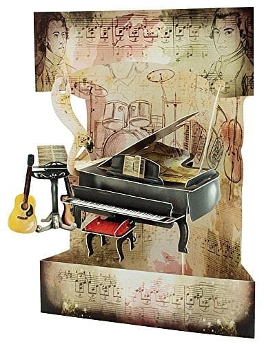 Piano And Music - Swing Card - Shelburne Country Store