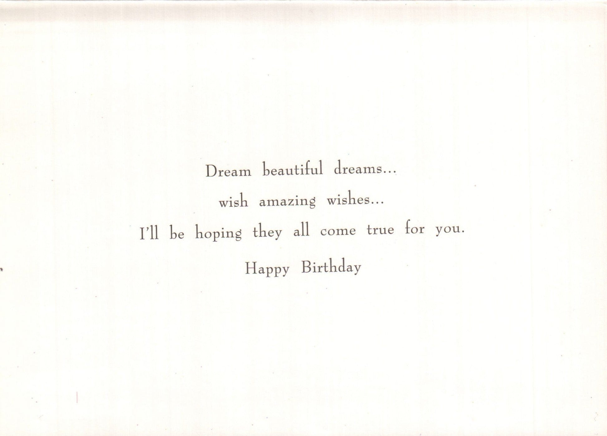 Birthday Card - Dream Beautiful Dreams - Shelburne Country Store