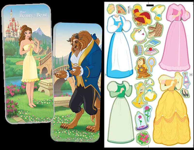 Magnetic Tin Paper Dolls - Beauty and the Beast - Shelburne Country Store
