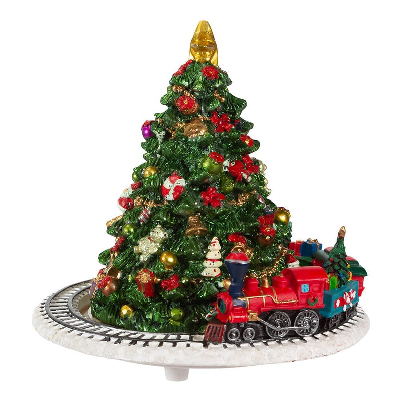 Christmas Tree With Revolving Train Music Box - Shelburne Country Store