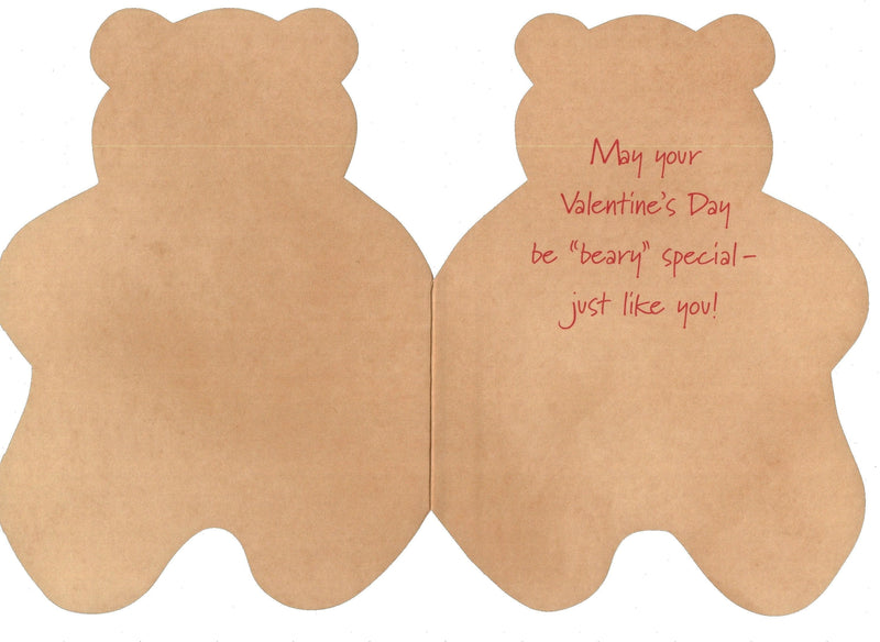 Teddy bear Valentine's day card - Shelburne Country Store