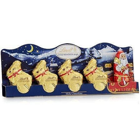 Lindt Milk Sleigh with Reindeer - 1.7 oz - Shelburne Country Store