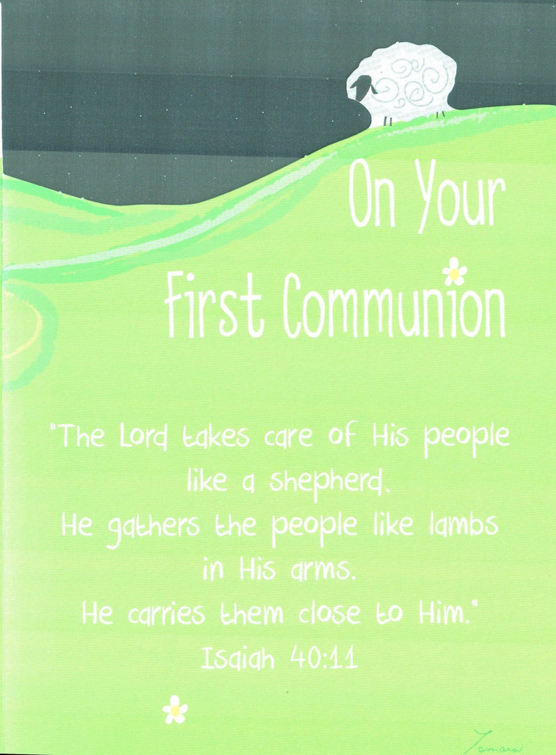 Lamb Field Communion Card - Shelburne Country Store