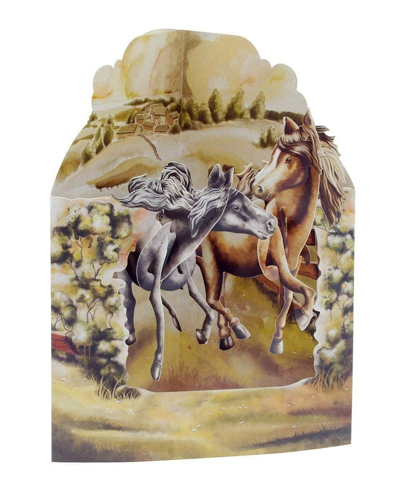 Horses - Swing Card - Shelburne Country Store