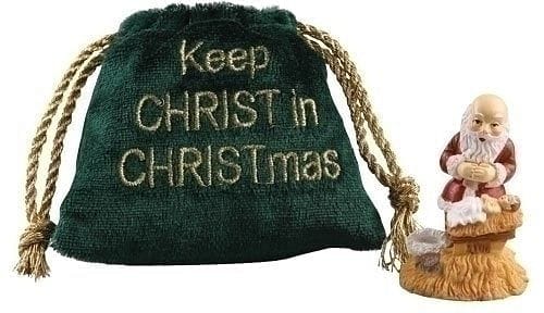 Keep Christ In Christmas Figurine - Shelburne Country Store