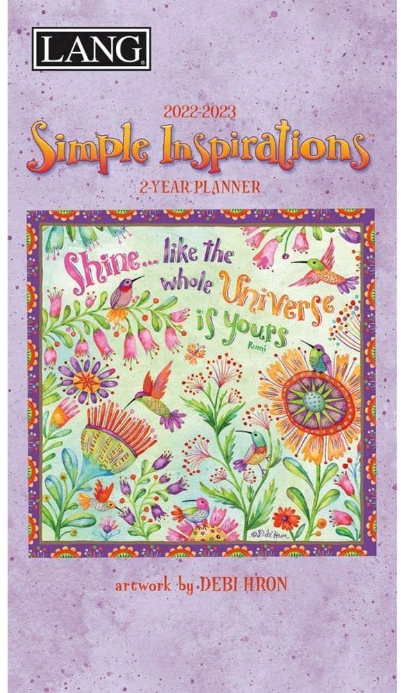 2022  Simple Inspirations  2 Year Planner - Shelburne Country Store