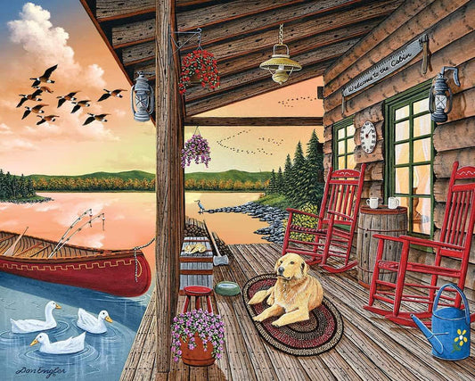Welcome To The Cabin - 1000 Piece Jigsaw Puzzle - Shelburne Country Store