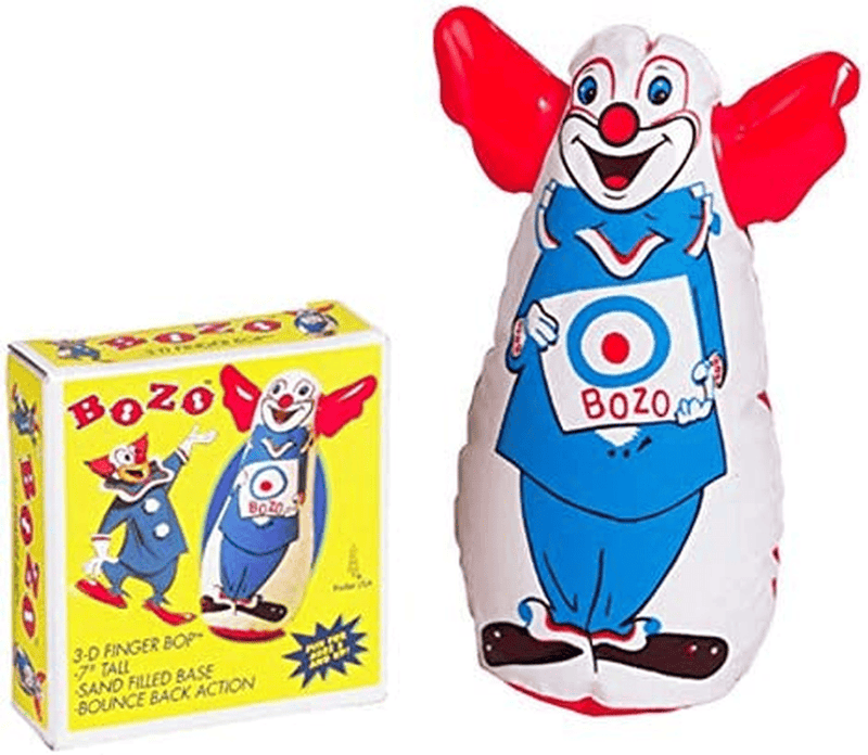 BOZO the Clown Inflatable 7" Bop Bag - Shelburne Country Store