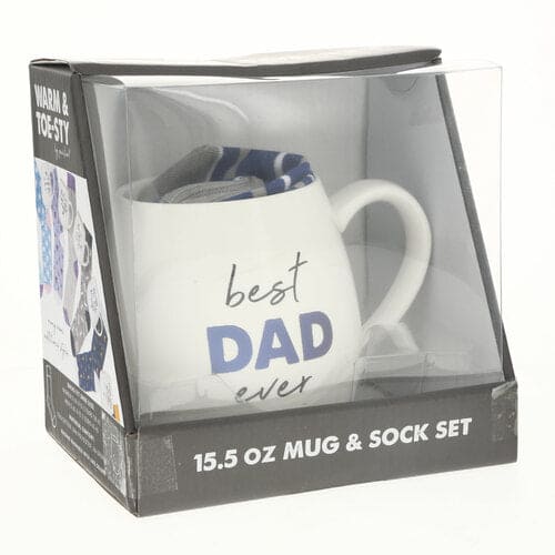 Best Dad Ever - 15.5 oz Mug and Sock Set - Shelburne Country Store