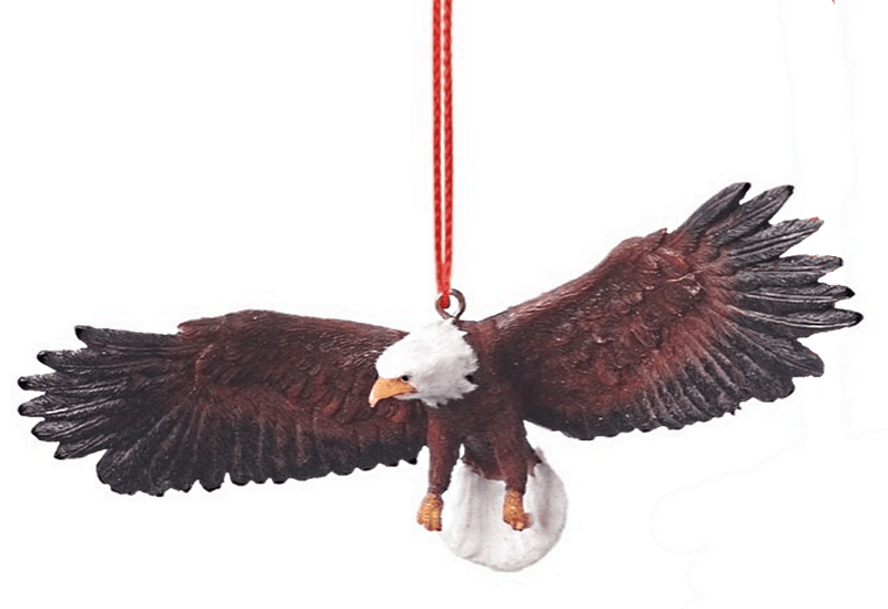 Bald Eagle Ornament -  Flying - Shelburne Country Store