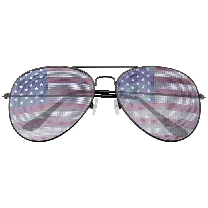 Retro 4th of July American Flag Glasses - Shelburne Country Store