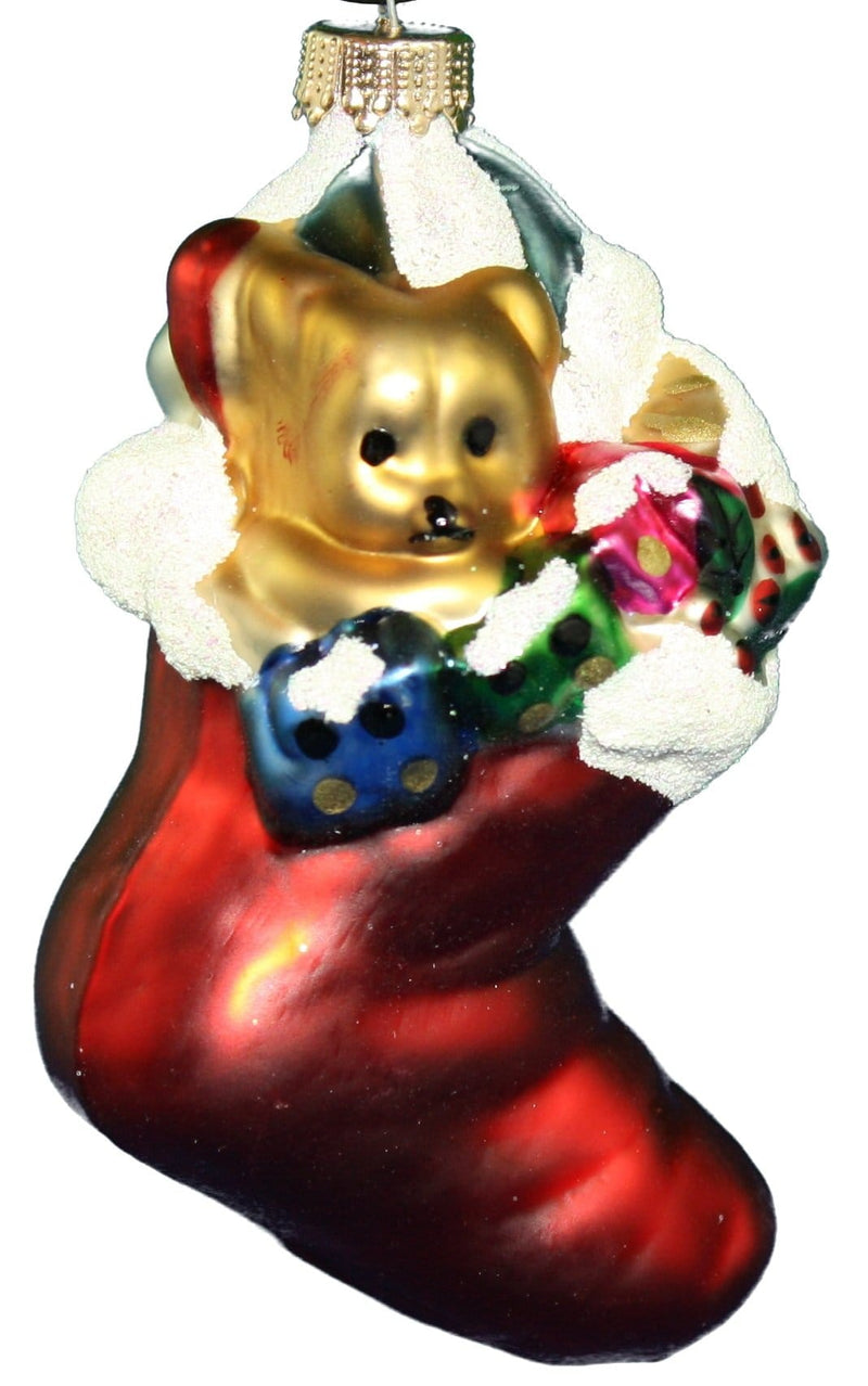 3.5 inch Glass Figurals - Filled Stocking - Shelburne Country Store