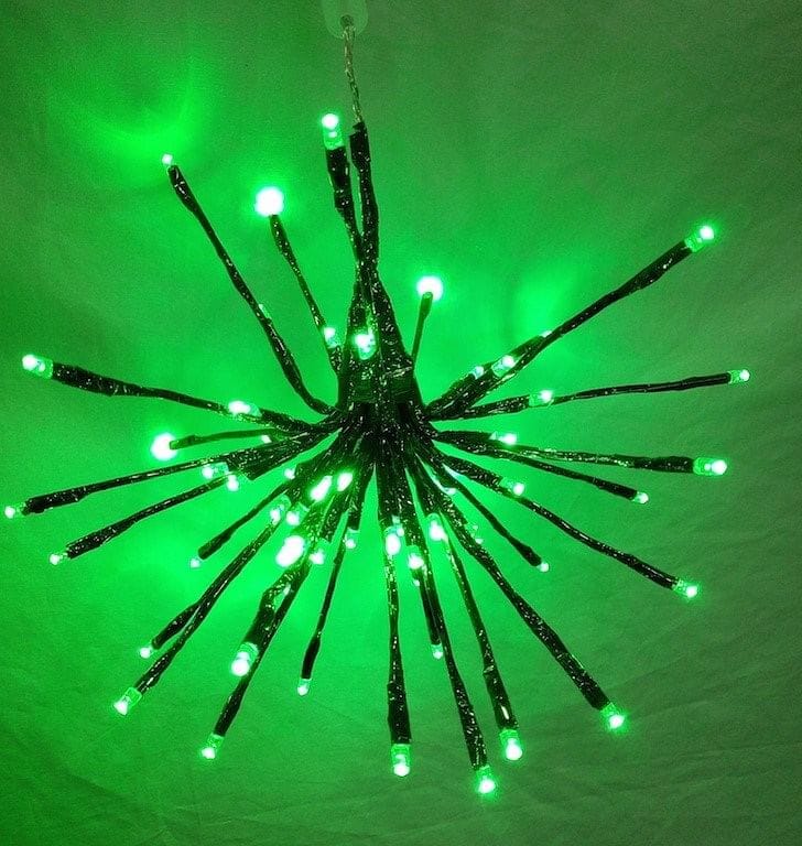 24 Inch 120 LED Branchball -  Green - Shelburne Country Store