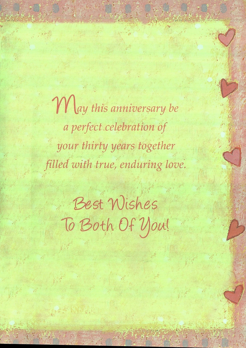 Happy 30th Anniversary Card - Shelburne Country Store