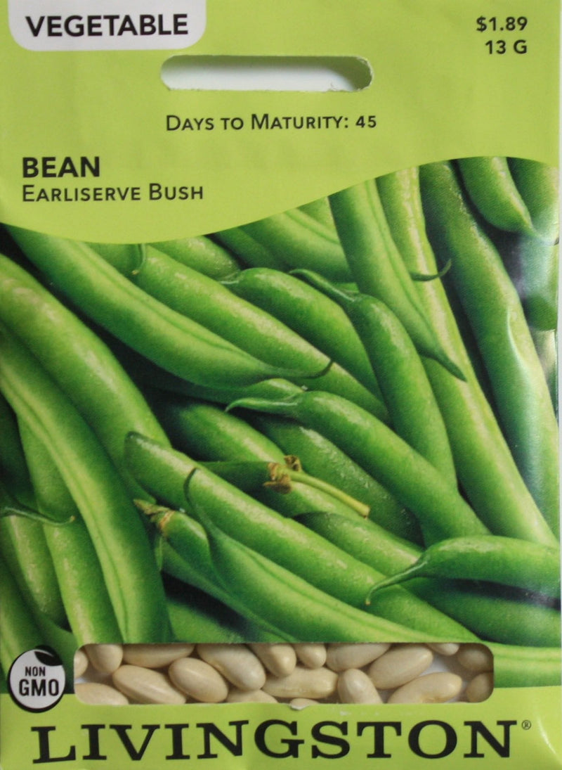 Seed Packet - Bean - Earliserve - Bush Green - Shelburne Country Store
