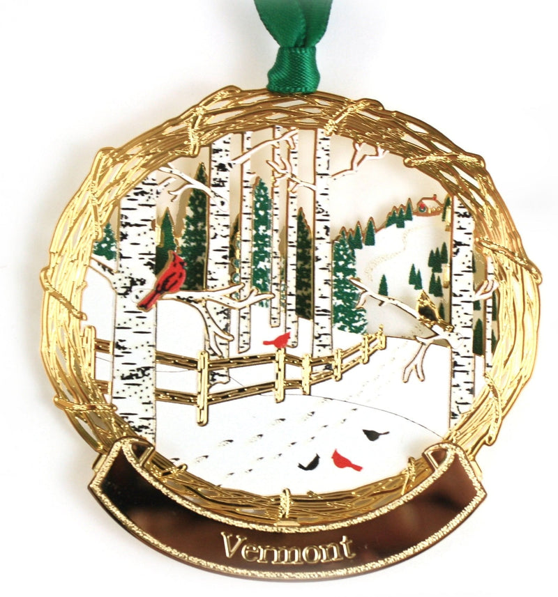 Wintry Woods Vermont Ornament - Shelburne Country Store