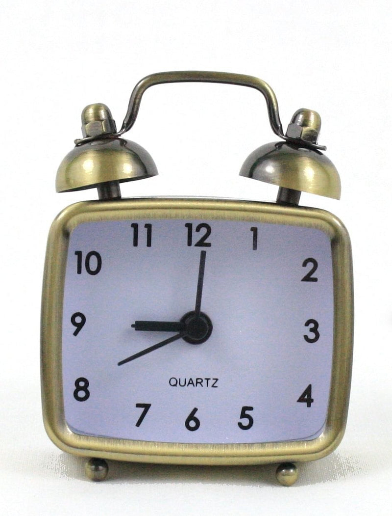 Metallic Mini Alarm Clock - Shelburne Country Store