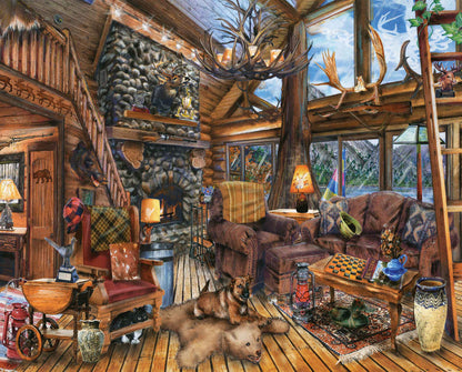 The Hunting Lodge - 1000 Piece Puzzle - Shelburne Country Store