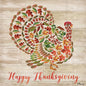 Turkey Collage Cocktail Napkin - Shelburne Country Store