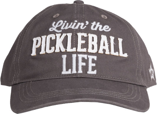 Pickleball Life - Dark Gray Adjustable Hat - Shelburne Country Store