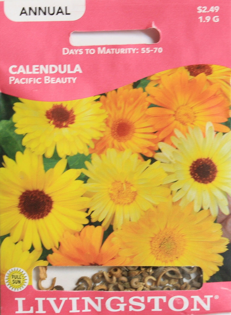 Seed Packet - Calendula - Pacific Beauty - Shelburne Country Store