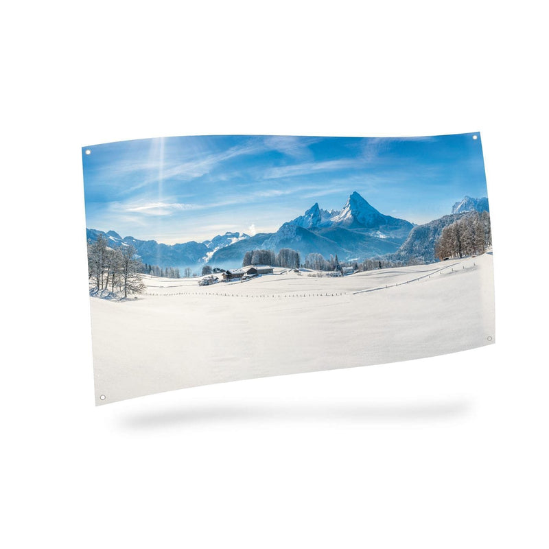My Village Background Cloth - The Alps - Shelburne Country Store