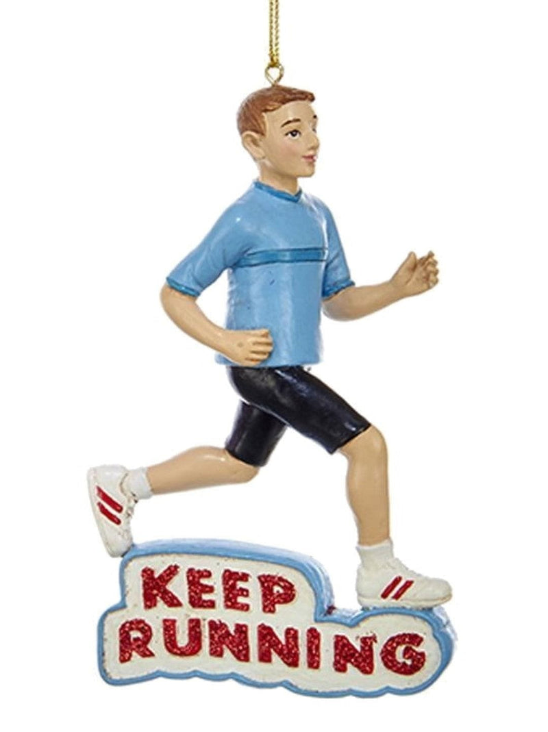 Keep Running Ornament -  Woman - Shelburne Country Store