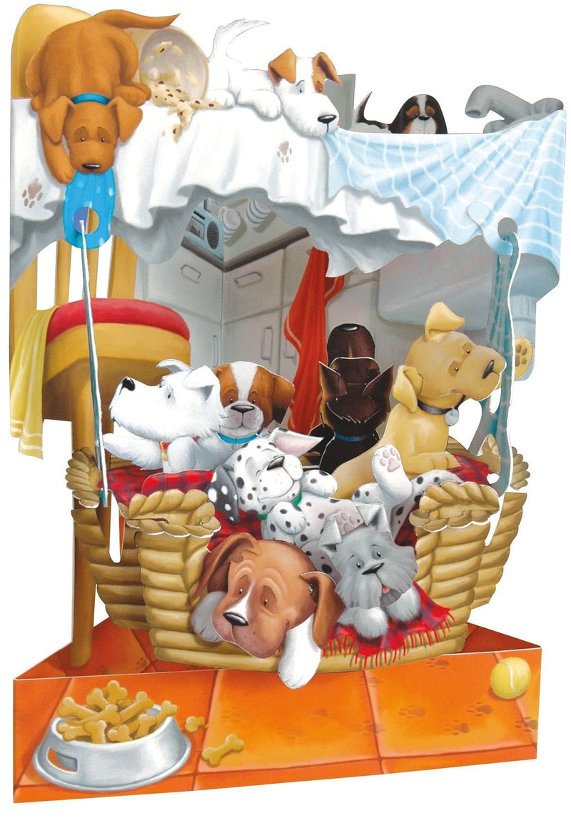 Puppy Basket - Swing Card - Shelburne Country Store