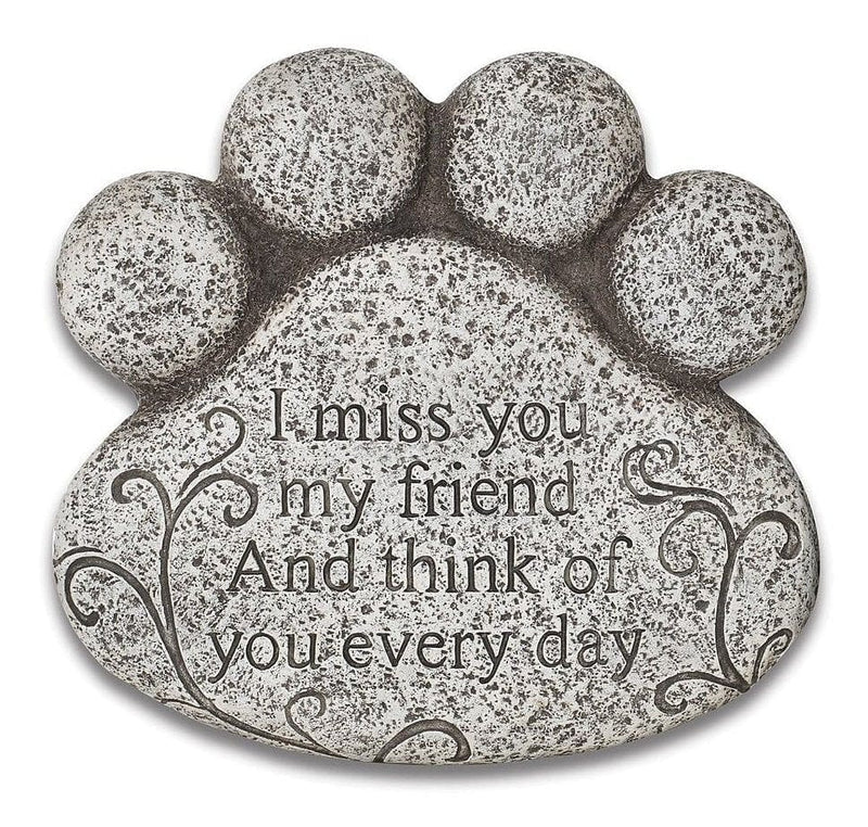 Pet Memorial Paw Print - I Miss you my Friend - Shelburne Country Store