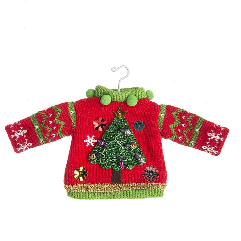 Ugly Sweater Ornament - Christmas Tree - Shelburne Country Store