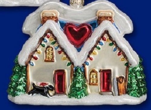 Old World Christmas Friendship House Glass Blown Ornament - Shelburne Country Store