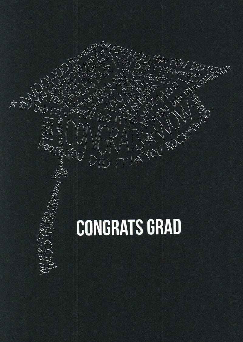 Cap Of Words Graduation Card - Shelburne Country Store