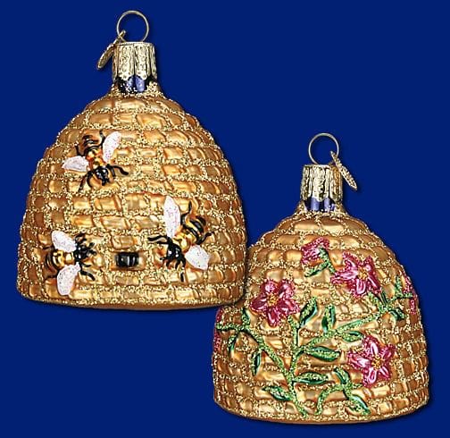 Bee Skep Ornament - Shelburne Country Store