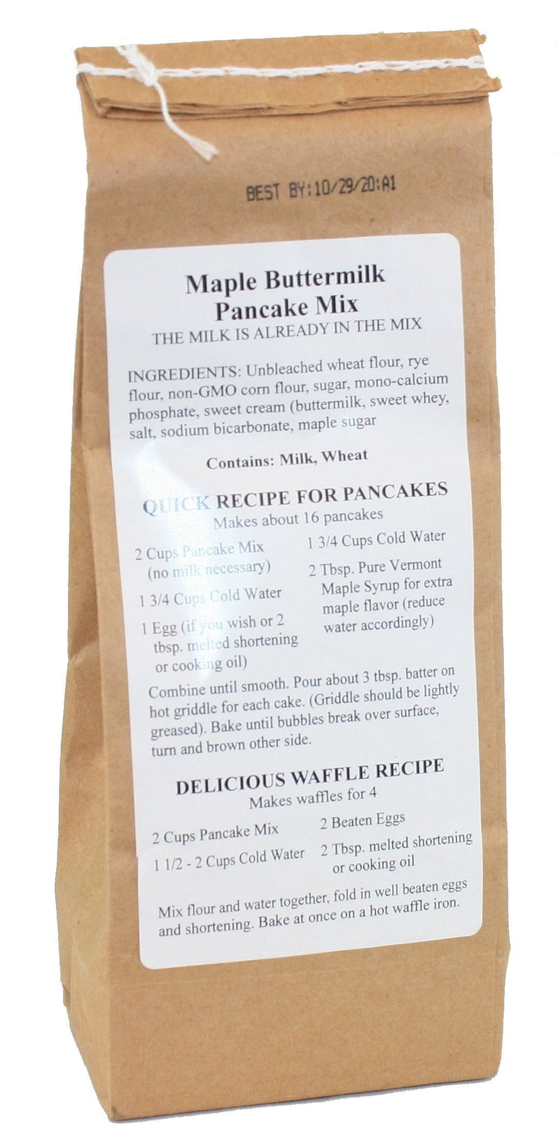 Lowell Mountain Mills Pancake Mix (Maple Buttermilk) - Shelburne Country Store