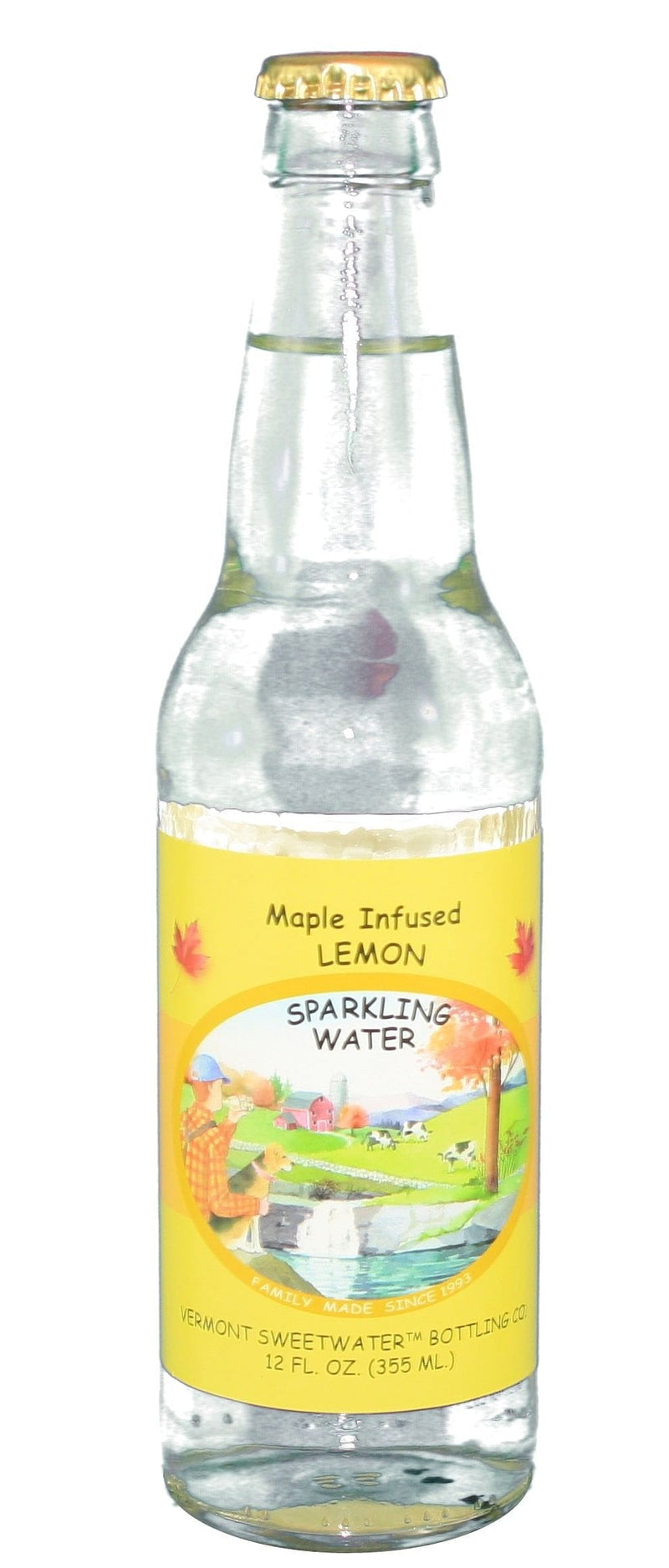 Vermont Sweetwater All Natural Glass Bottle Soda (Lemon Sparkling) - Shelburne Country Store