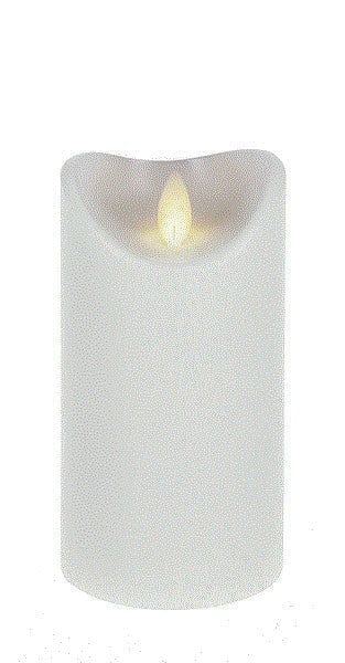 LED Wax 3x6 Pillar Candle - White - Shelburne Country Store