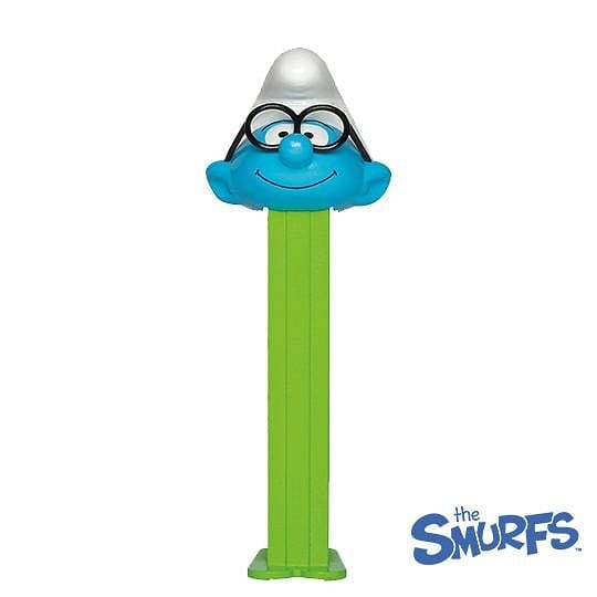 Pez Smurf Dispenser with 3 Candy Rolls - - Shelburne Country Store